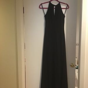 Jill Stuart Size 2 Long Black Dress with Slit!